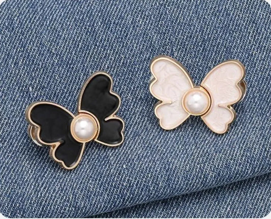 jeans pin butterfly